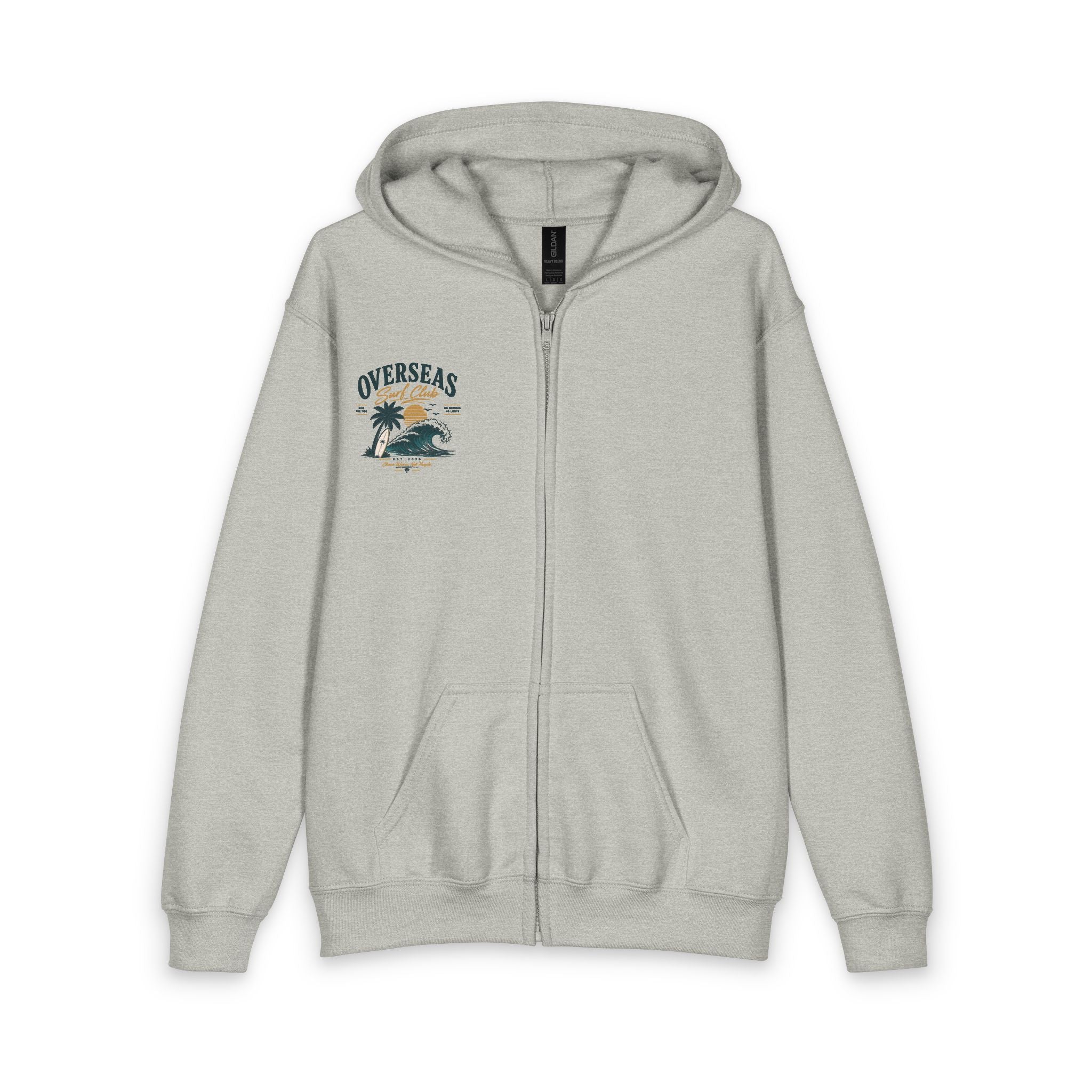 OVERSEAS Surf Club Zip Hoodie