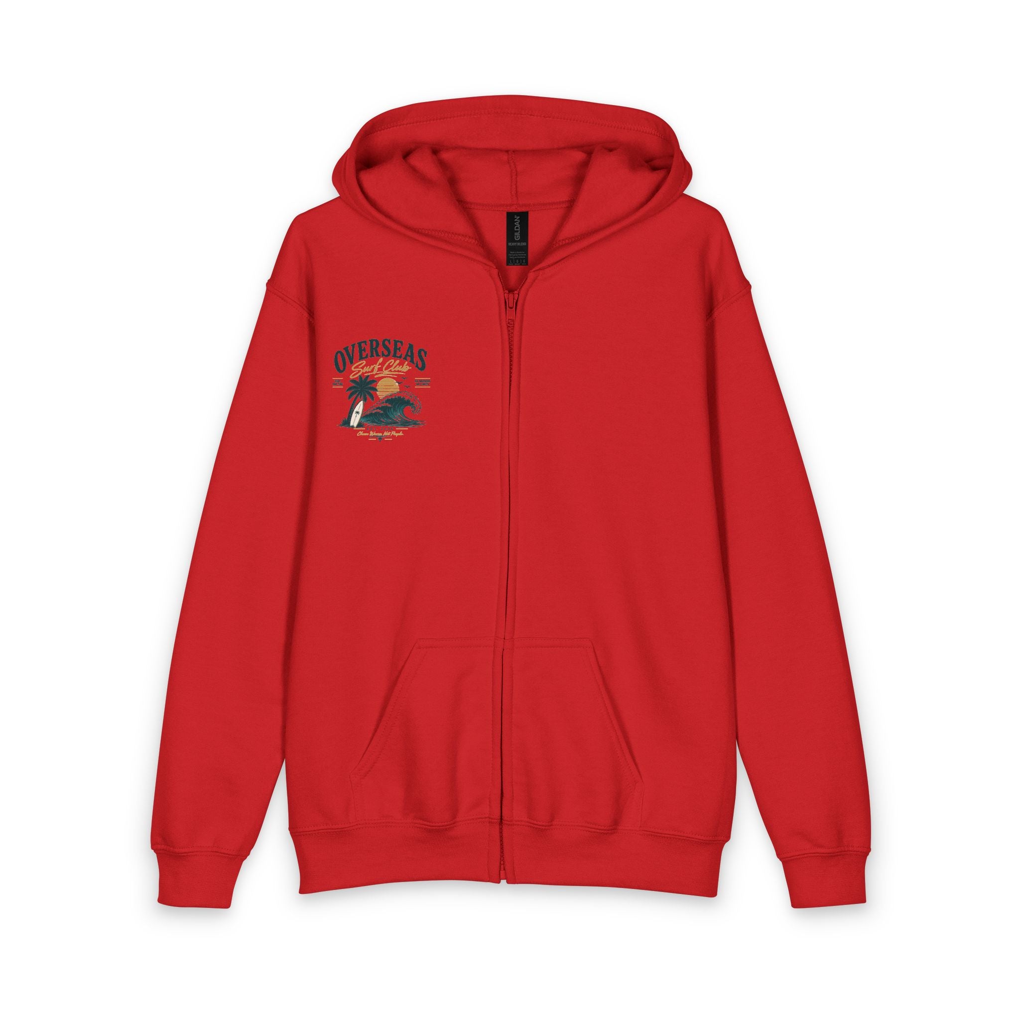 OVERSEAS Surf Club Zip Hoodie