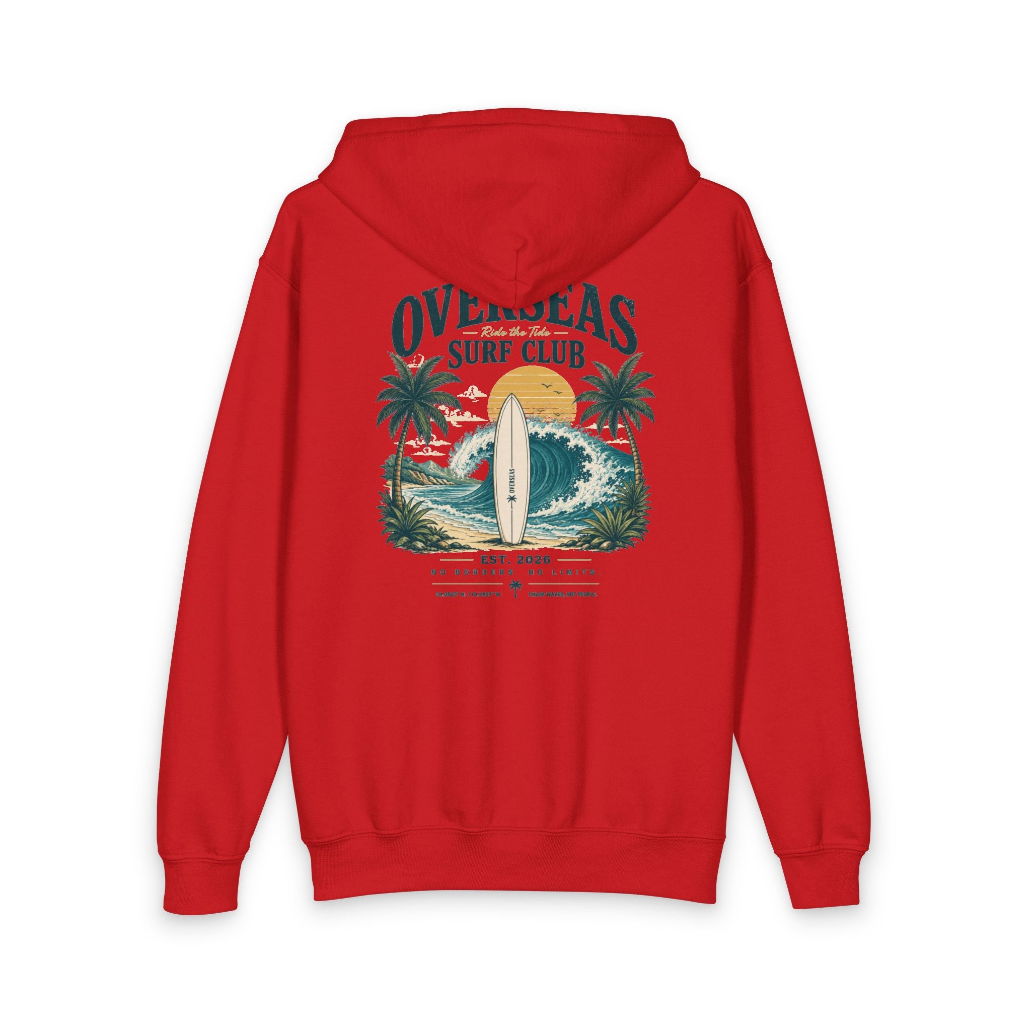 OVERSEAS Surf Club Zip Hoodie