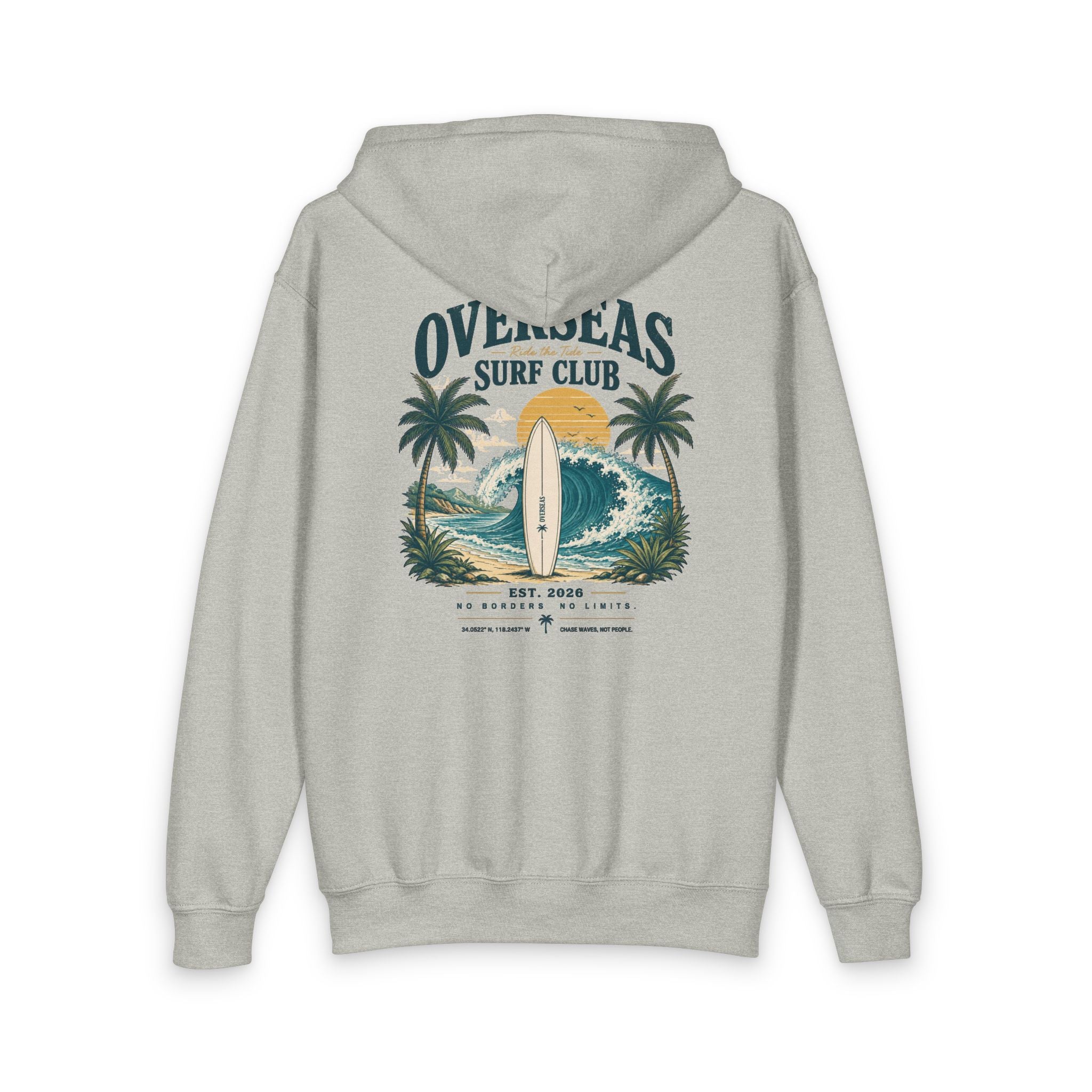 OVERSEAS Surf Club Zip Hoodie