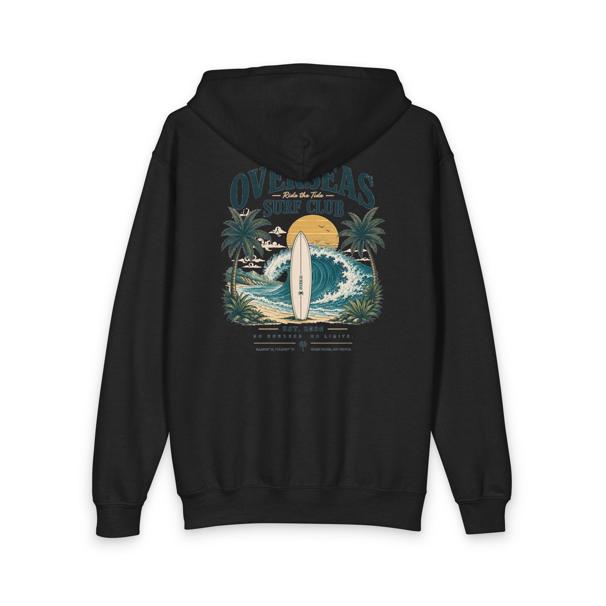 OVERSEAS Surf Club Zip Hoodie