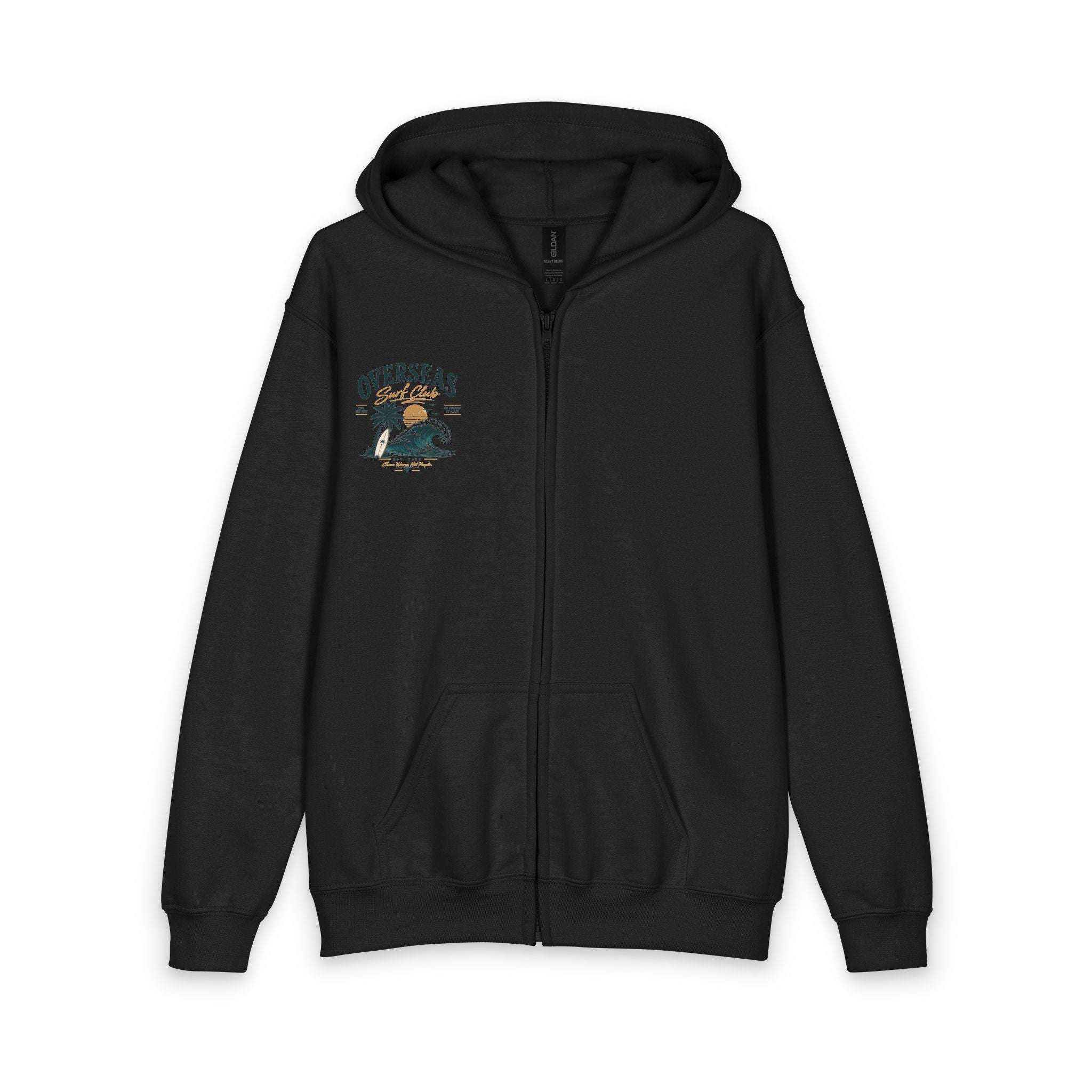 OVERSEAS Surf Club Zip Hoodie